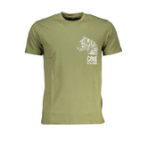 Cavalli Class Green Cotton T-Shirt -   -  Cavalli Class.